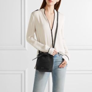 Mansur Gavriel Mini Bucket Bag - Suede Black